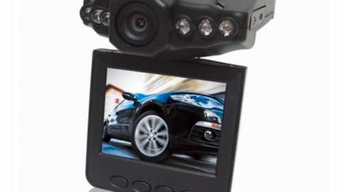 a dashcam with a picture of a car on it