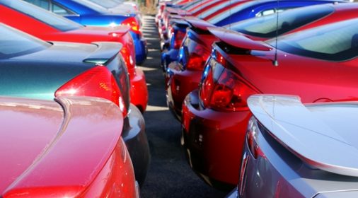 car backs in a car park