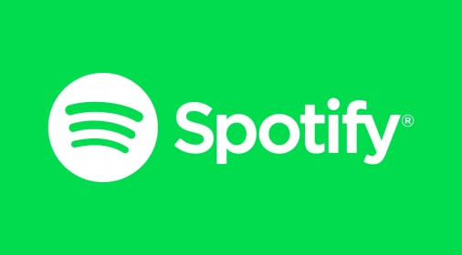 spotify logo with green background