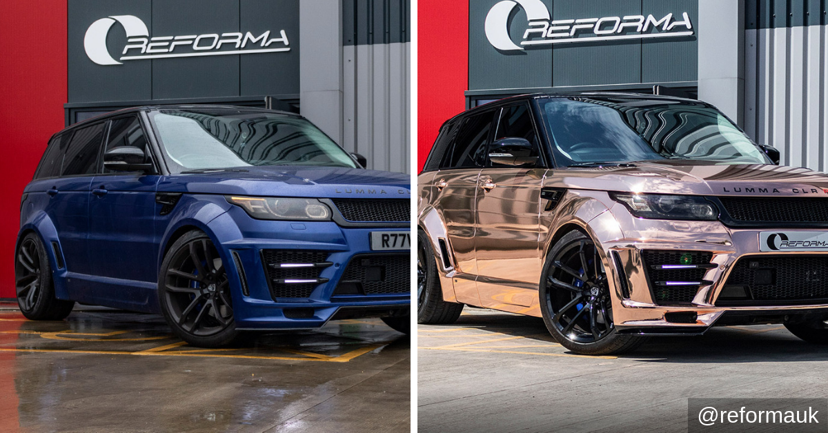 range rover car wrap