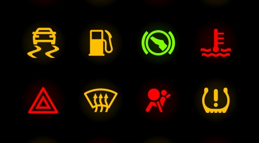 Car dashboard icons