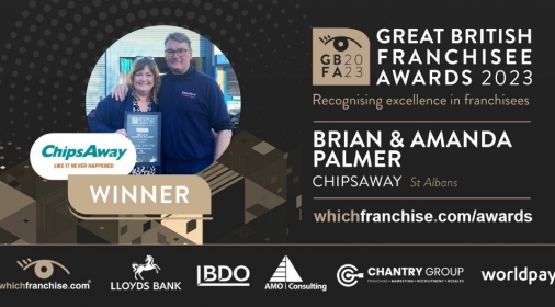 Great British Franchise Awards Winners Brian and Amanda Palmer